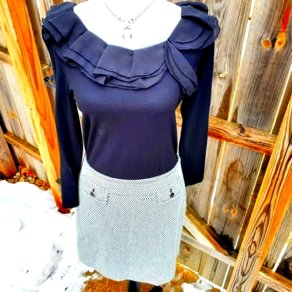 LOFT/ANN TAYLOR Print Skirt - Size 4 (NWOT) - Picture 2 of 10